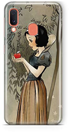 ERT GROUP Original Disney Princess TPU Case for Samsung Galaxy A20e, Liquid Silicone Cover, Flexible and Slim, Protective for Screen, Shockproof and Anti-Scratch Phone Case