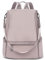 DORRISO Damen Rucksack Anti-Diebstahl Tagesrucksäcke Leicht Schulranzen Reise Rucksäcke Schulter Tasche Tourismus Beiläufig Umhängetaschen Wasserdicht Frauen Rucksack Pink Lila