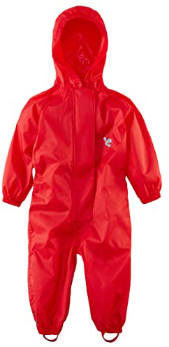 Muddy Puddles Unisex Kid's Children's Recycled Originals Waterproof Puddle Suit One, Red, 2-3 Years (116034)