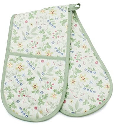 Meadow Floral Printed Double Oven Glove - 20cm x 80cm