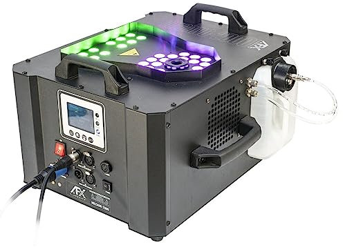 AFX Light - VOLCANO-2000 - Machine à Fumée Professionnelle Type Geyser 2000W DMX Effets RGB à LED