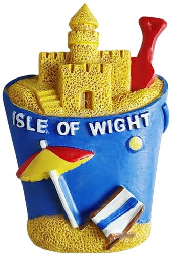 Isle of Wight England UK Refrigerator Magnet 3D Travel Souvenir Fridge Decoration Magnetic Sticker Craft
