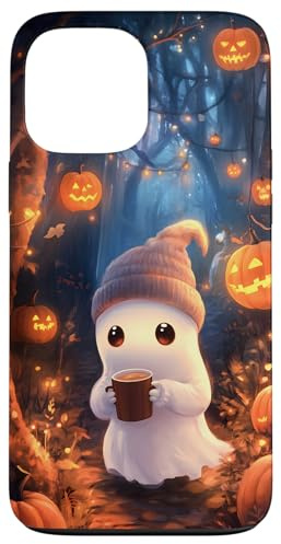 Cute Ghost Pumpkin Halloween Case for iPhone 13 Pro Max