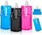 Gourdes Pliables,Gourde Souple,Flasque Running,3 unités de Gourde Pliable 500ml,Gourdes Réutilisables,Course à Pied ou randonnée