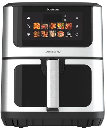 Taurus - Freidora de Aire 6,5L, 1900W, Doble Resistencia, 10 Programas