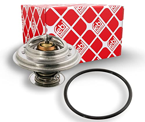 febi bilstein 12312 Thermostat mit O-Ring, 1 Stück | Kompatibel mit: MERCEDES-BENZ /8, MERCEDES-BENZ 123 Stufenheck, 123 T-Model, G-CLASS, T1 Pritsche/Fahrgestell
