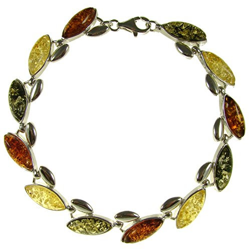 925er Sterling Silber - Bernstein Armband/Schmuck/Armschmuck/Charms