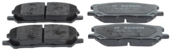 Bosch BP1154 - Brake Pads Car Front Axle - Bosch Quality - Reduced Noise and Dust - ECE-R90 Certified - Copper-Free - 1 Set of 4 Pads