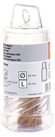 FEIN HSS Dura 25 Kernbohrer mit Weldon Aufnahme 20 x 25 mm (63134200075)