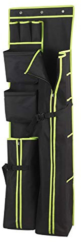 Wenko Teile Organizer, Aufbewahrungstasche, 11 Taschen, Werkzeuge, Gartengeräte, in Tür einhängen, 100% Polyester, 38 x 122 x 7 cm