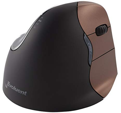 Evoluent Vertical Mouse 4 Small Wireless, VM4SW, Schwarz