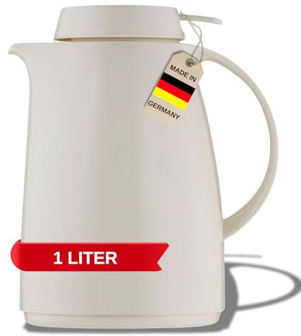 Helios Servitherm Vacuum Jug White 1 Litre