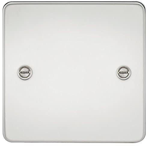 Knightsbridge FP8350PC FP8350 FPAV8350PC Flat 1G Blanking Plate-Polished Chrome, 230 V