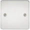 Knightsbridge FP8350PC FP8350 FPAV8350PC Flat 1G Blanking Plate-Polished Chrome, 230 V