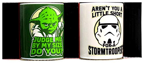 STAR WARS GL02SW03 YODA and STORMTROOPE Mug (Pack of 2)