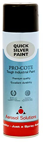 Aerosol Solutions Pro-Cote Quick Silver Spray Paint 500ml