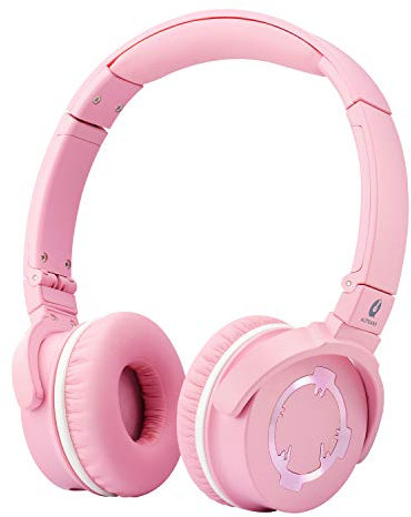 ALTEAM New Hi Res On Ear Overhead Stylish Lightweight Foldable Portable Wired Headphones with Mic