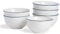 Nicola Spring White Bauernhaus Servierschalen - 18cm - Packung Von 6