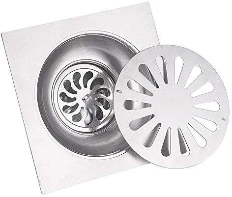 Bodenablauf dusche edelstahl Duschabfluss Duschablaufrinne Duschrinne, 20 x 20 cm