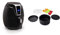 Princess 182021 Digital Aerofryer, 1400 watt, 3.2 litri, Nero, Set di 10 accessori