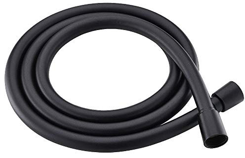 Brauseschlauch 2M Black PVC Duschschlauch Anti-Knick Anti-Explosion Duschkopf Schlauch hohem Druckverdickung
