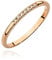 Damen Ring 585 14k Gold Rotgold natürlicher echt Diamanten Brillanten