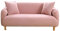 Himlaya Elastischer Sofabezug Stretch Couchbezug Sesselbezug Elastischer Antirutsch Stretchhusse 1/2/3/4 Sitz Weich Stoff Sofabezug Möbelschutz Verzieren (Rosa,3 Sitze: 190-230 cm)