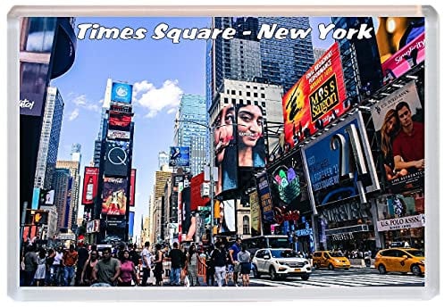 Times Square - New York - 96 x 67mm Jumbo Fridge Magnet/Magnets BBSFM640