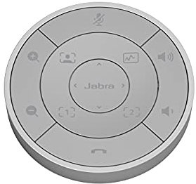 Télécommande Jabra PanaCast 50 -Télécommande universelle permettant de contrôler à distance les fonctions de la PanaCast 50 dans la salle, avec réglage du volume - Gris