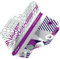 RED DRAGON Peter Wright Snakebite Hardcore Stack White and Purple Dart Flights - 3 Sets Per Pack (9 Flights in Total)