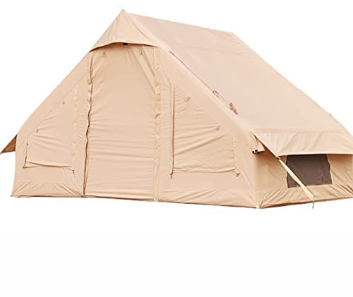 Aufblasbares Zelt für Camping 4-6 Personen Zelt, Großraum Sofortzelt ohne Zeltstange, Outdoor Glamping Camping Kabinenzelt Shelter Camping Hub Zelt für Familie, Bergsteigen