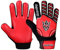 Keeperking Torwarthandschuhe Kinder, Jungen und Mädchen, Junior Fußballhandschuhe Fußball Spielerhandschuhe für Jungen tormannhandschuhe Große 4-7 (Claw 2.0 Rot, 5)