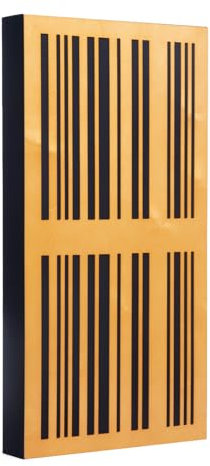 Bluetone Acoustics Slat AbFuser Akustikplatte – Schalldämmung – Akustik Absorber und diffusor - Akustikpaneele für die Raumakustik – Acoustic Panels – Akustikelement (100x50x11cm, Helle Eiche)