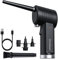 Dorobeen Compressed Air Duster, Rechargerable Electric Canned Air Duster for Computers, Brushless DC Motor, 8000mAh Battery Portable Cordless Compressed Air for Keyboard Cleaning
