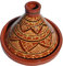 Casa Moro Tajine marocchina Agadir Ø 34 cm smaltata | Cucina fino a 6 persone | Tagina | Pentola da giardino in terracotta Marrakech | MT7071