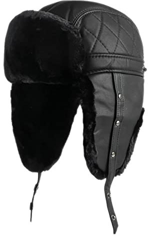 DongBao Wintermütze Herren Fliegermütze Kunstfell Ohrenmütze Russische Mütze mit Ohrenklappen Männer Pilotenmütze für Outdoor Damen Uschanka