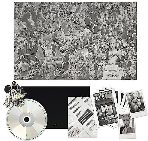 ROSE - First Single Album [-R-] Photobook + Lyrics Paper + Postcard + Polaroid + Sticker Set + CD + 2 Extra Photocards