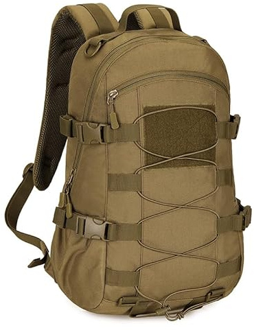 YFNT 25L Taktisch Rucksack MOLLE Schultasche Militärisch Schulranzen Daypack Wasserdicht Rucksack Trekkingrucksack für Outdoor Sport Fitness Wandern