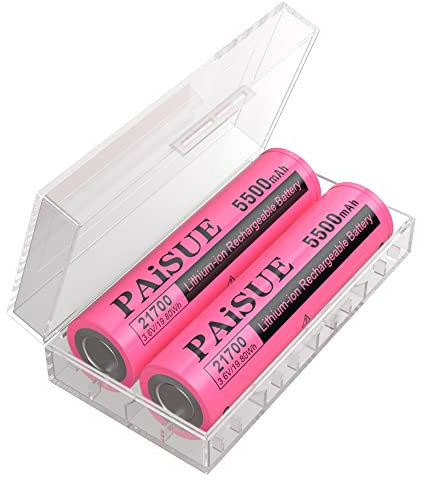 PAISUE 3.6v Rechargeable Batteries Ni-MH Batteries 5500mAh High Capacity Batteries for Flashlight (Pack of 2)