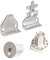 Roller Blinds Replacement Parts Kit for 1.5(38mm) Tube, Roller Shade Fitting with R8 Clutch, Metal Bracket and Pin Plug
