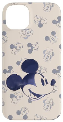 iPhone 14 Plus Disney Mickey and Minnie Mouse Heads Retro Vintage Classic Case