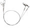 2x Fishing Titanium Wire Leader Line The Key to Successful Fishing (30cm 14kg)