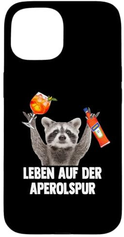 LEBEN AUF DER APEROLSPUR - Waschbär Meme Racoon Pedro Spritz Hülle für iPhone 15