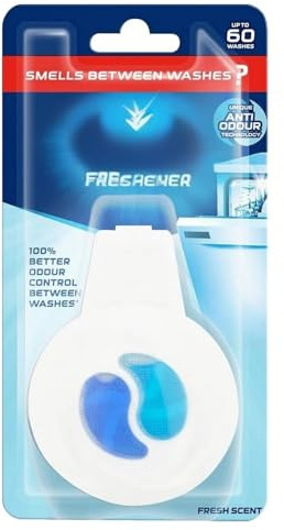 Finish Dishwasher Freshener 60 washes Pack of 1 Fresh Scent Odour Control Bad Smell Eliminator Long Lasting Deodorant with Welari Thank You Card | (1pack) (1kg)