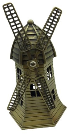 Alipis 1stück Metall Windmühlen Kunsthandwerk Für Rustikale Dekoration Desktop- Für Zuhause Und Büro Langlebig Und Ansprechend Für Pflanzenarrangements