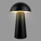 BRILONER - LED Mini Tischlampe kabellos mit Touch, dimmbar in Stufen, IP44, Nachttischlampe, Leselampe, LED Lampe, Campinglampe, Tischleuchte, Akkulampe, Outdoor Lampe, 12x19,5 cm (DxH), Schwarz