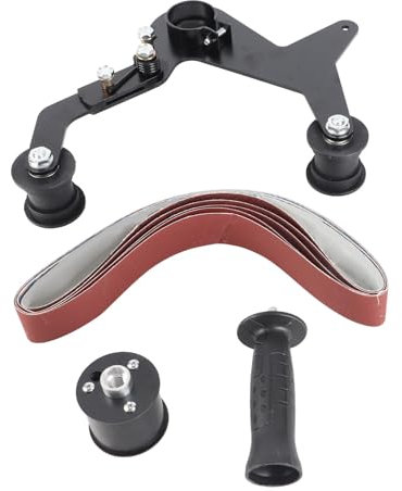 Gearwell Ponceuse à Bande Tube M14, Machine Polissage Inox, Outil de Ponçage DIY pour Fabrication Tuyauterie