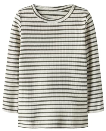 NAME IT Child Oberteil mit Langen Ärmeln Gestreiftes | Long Sleeved Top