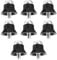 The Lord of the Tools 8pcs Football Stud Metal-Tipped Rugby Boot Studs M5x16mm Thumb Studs Metal Tipped Plastic Studs Football Boots Plastic Rugby Studs