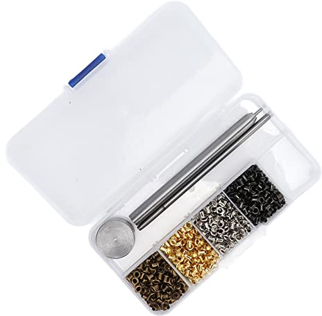 Remaches De Cobre De 2 Mm Juego De Herramientas Para Zapatos Bolsos Y Manualidades Con Caja De Almacenamiento Incluida Ideal Para Reparaciones Y Decoraciones Profesionales